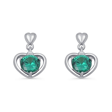 Heart Stud Earring